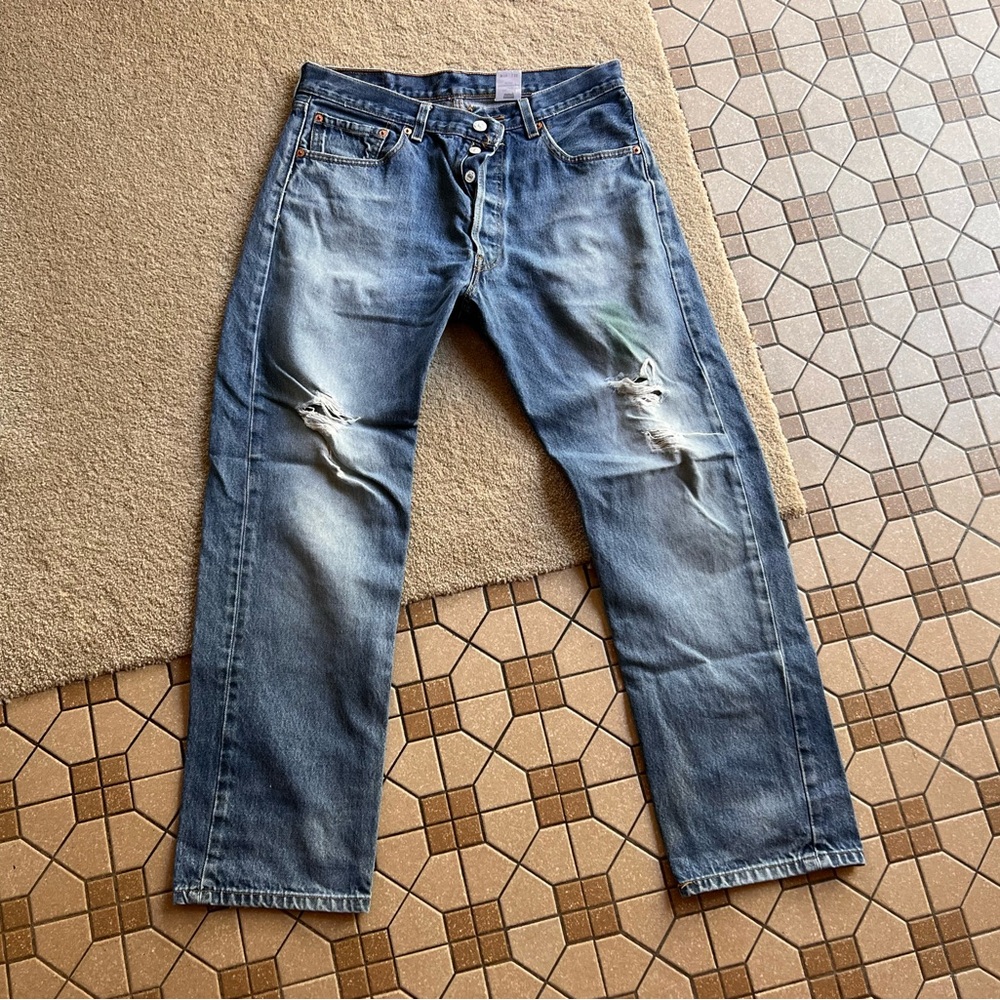 Distressed vintage Levi’s